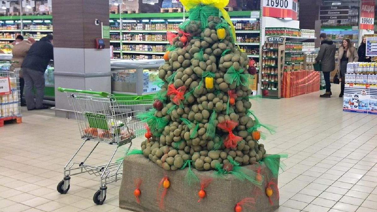 Картофельная "елка" в Беларуси Картофельная "елка" в Беларуси
