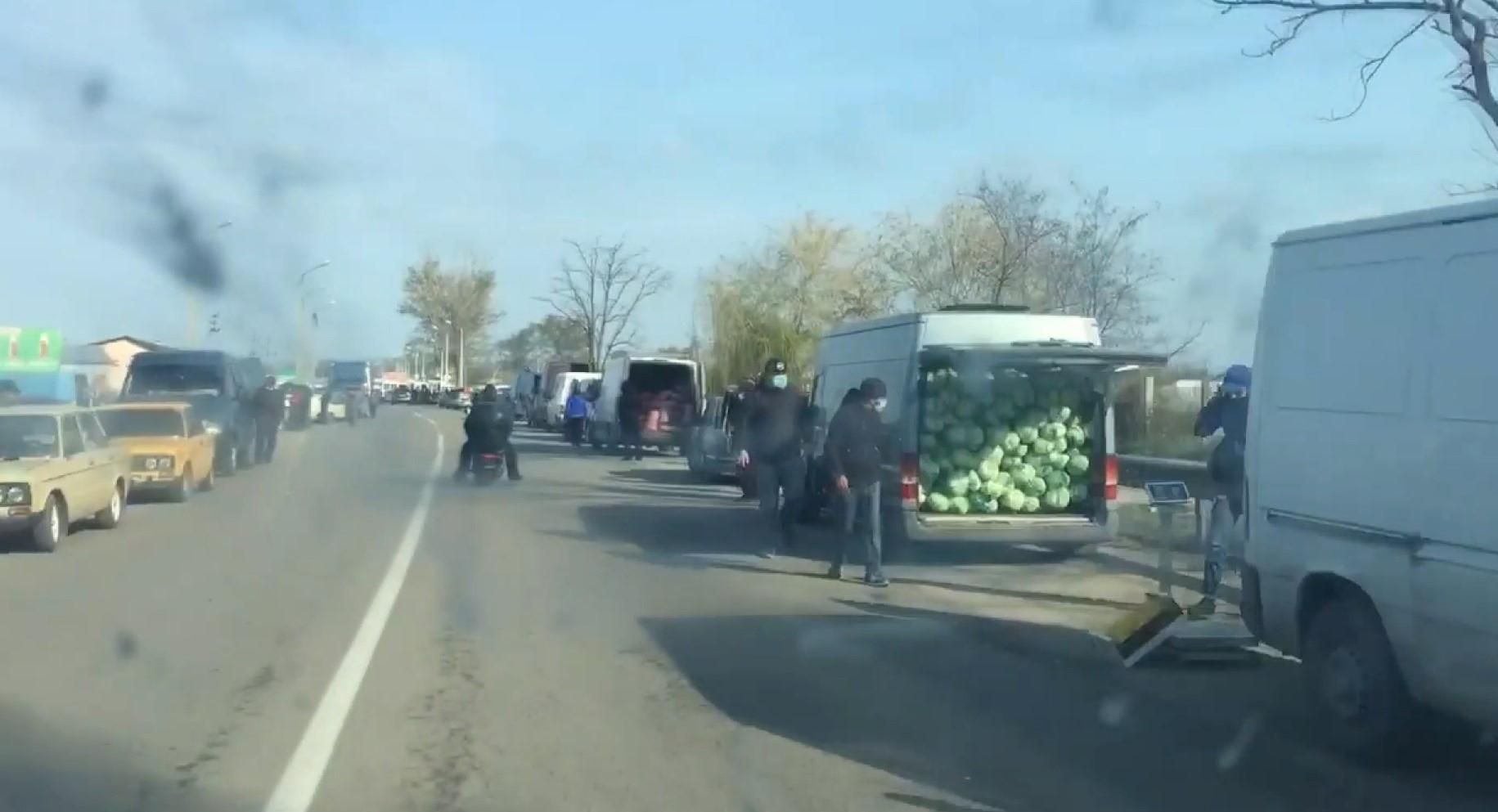Куча овощей гниет, а сбыта нет: крупнейший оптовый рынок Херсонщины закрыли – видео