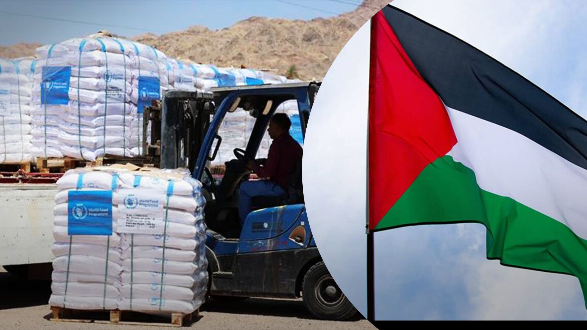 Україна відправила допомогу Палестині Україна відправила допомогу Палестині